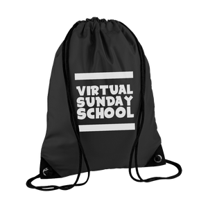 BLACK Drawstring BAG