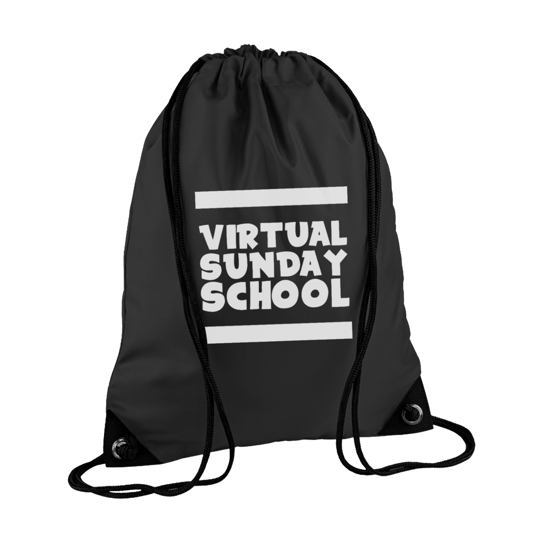 BLACK Drawstring BAG