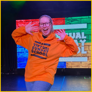 Virtual Sunday school Hoodie - Gold