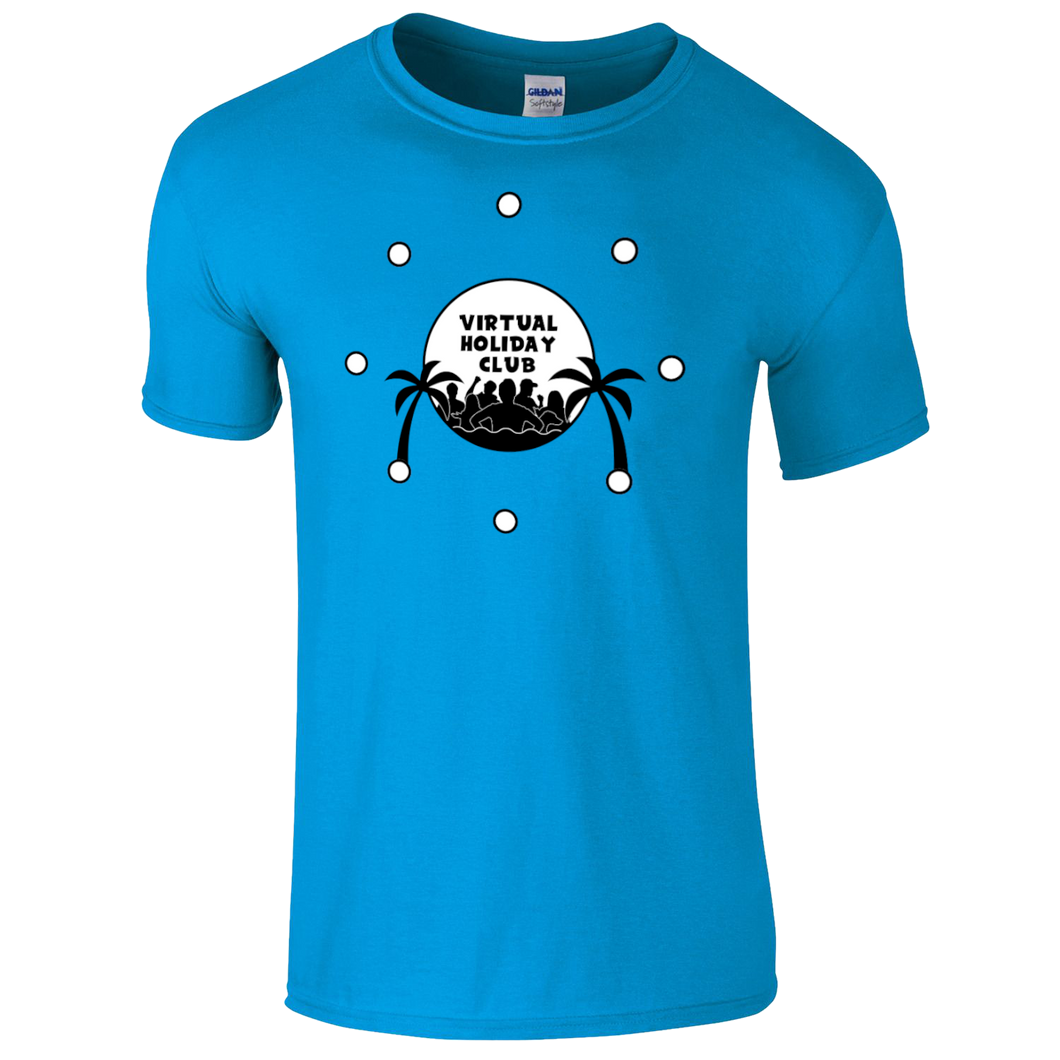 (SALE) CHILD'S Cool Blue Virtual Holiday Club T-shirt 2021