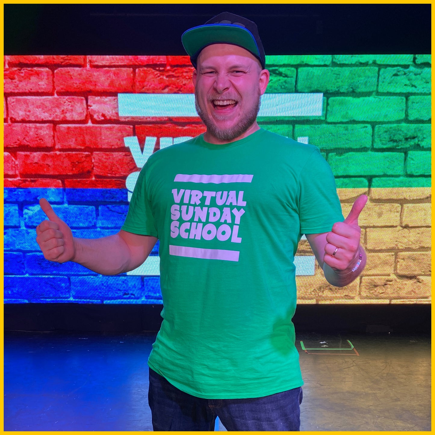 Virtual Sunday school T-Shirt - Green
