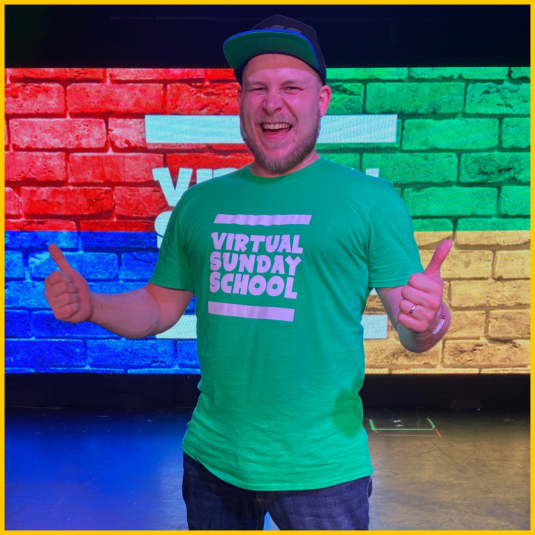 Virtual Sunday school T-Shirt - Green